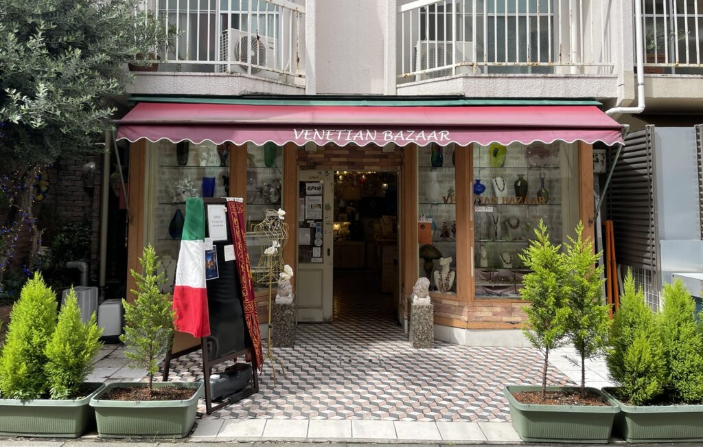 Front entrance of VENETIAN BAZAAR in Kichijoji, Tokyo, Japan