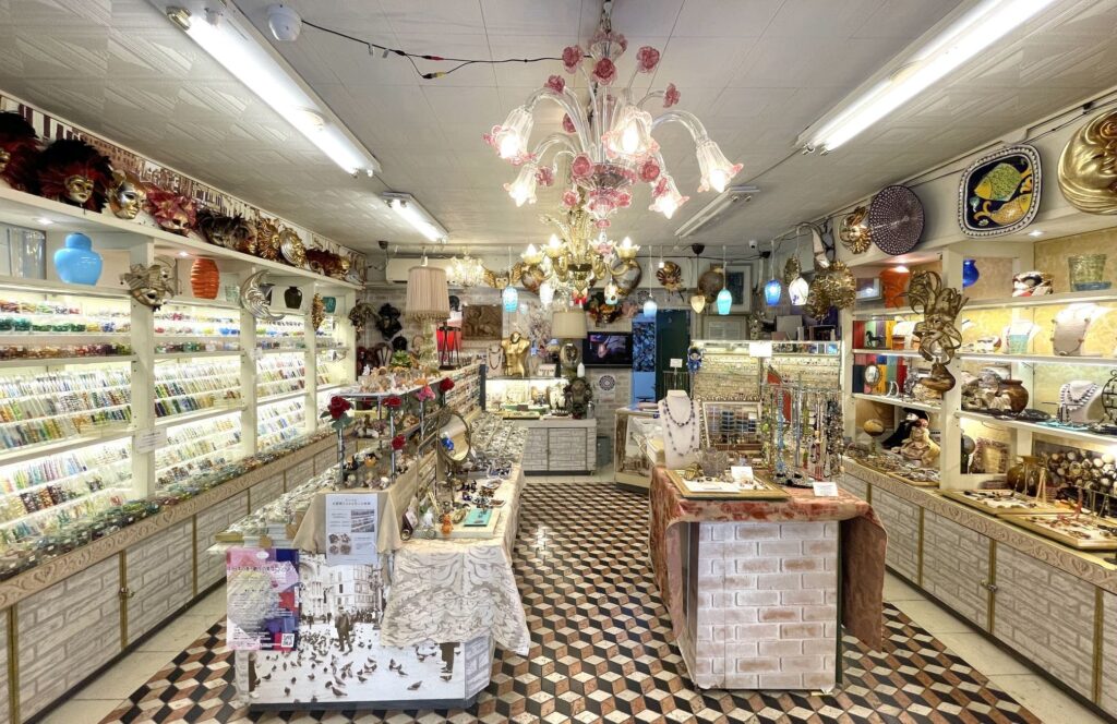 Interioir of VENETIAN BAZAAR in Kichijoji, Tokyo, Japan