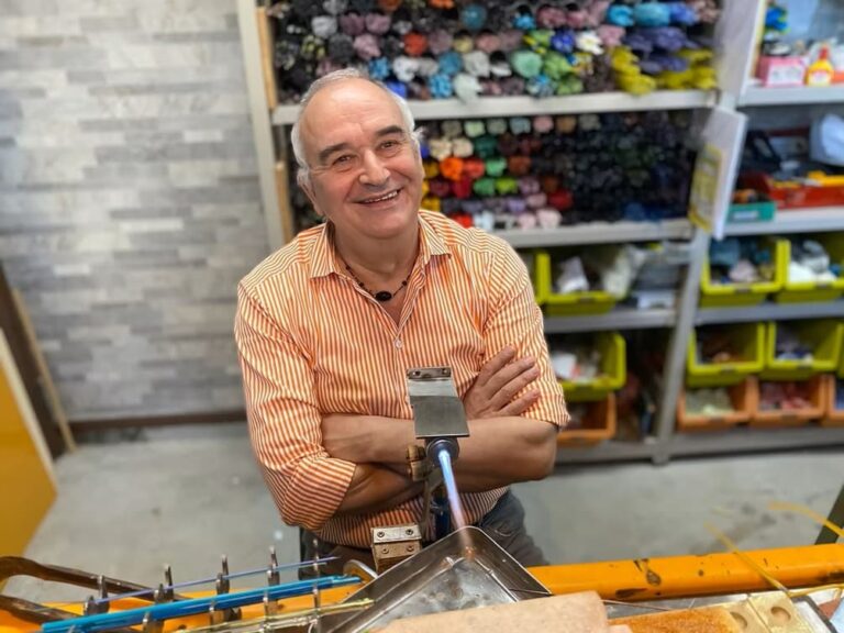 Maurizio Lotter at Atelier Mauri in Kyoto, Japan