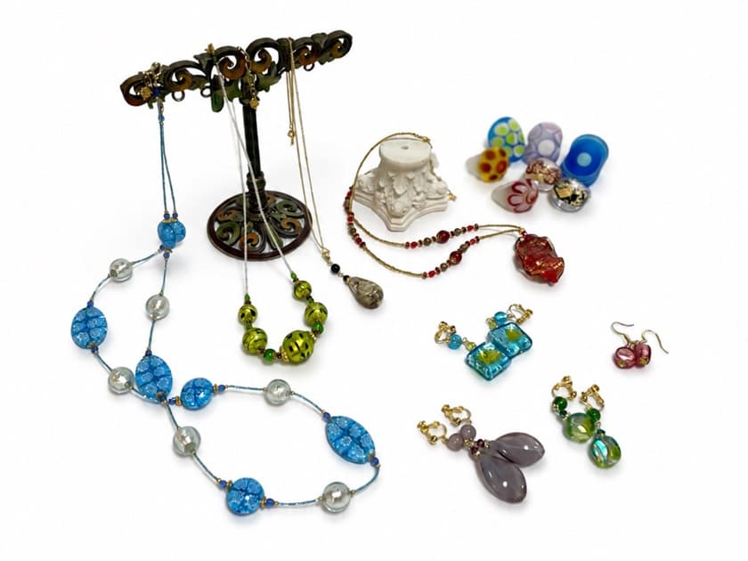 Handcrafted Venetian glass bead accessories